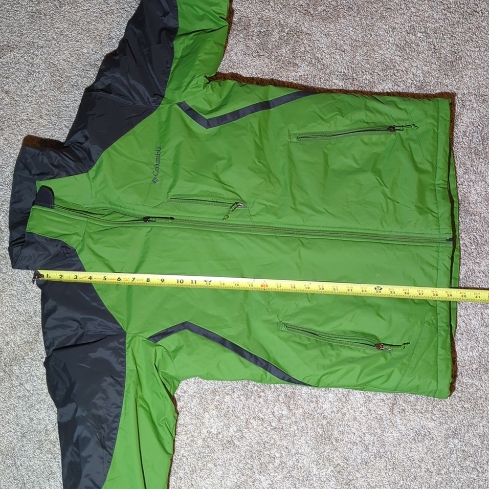 Columbia Vibrant Green and Charcoal Jacket - Picture 14 of 16